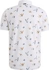 Vanguard Poloshirt Druck Weiß Product / Achterkant