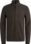 Vanguard Pullover Half Zip Wool Brown order online | Suitable