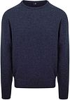 William Lockie Pullover Lambswool Indigo Melange 7097DF-12 Indigo Melange order online | Suitable