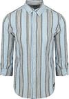 Scotch and Soda Shirt Crinkled Stripe Light Blue Product