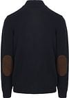 Barbour Cardigan Patch Navy Product / Achterkant