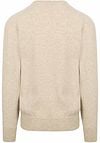 William Lockie Pull Col-V Agneline Linen Beige Product / Achterkant