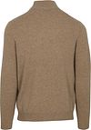 Steppin' Out Half Zip Pullover Merino Wool Beige