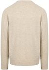 William Lockie Pullover Lambswool Linen Beige Product / Achterkant