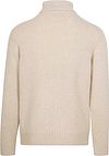 Suitable Turtleneck Cable Wool Ecru  Product / Achterkant