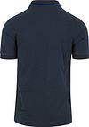 Sun68 Polo Shirt Small Stripe Collar Navy Product / Achterkant