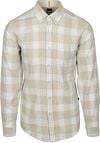 BOSS Rickert Overhemd Ruit Beige kopen | Suitable