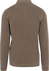 Marc O'Polo Longsleeve Polo Shirt Terry Cloth Taupe Product / Achterkant