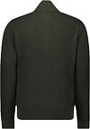 No Excess Cardigan Zipper Dark Green  Product / Achterkant