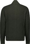 No Excess Strickjacke Zipper Dunkelgrün Product / Achterkant