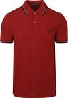  Fred Perry Polo Twin Tipped M3600 Red M3600-Z62 order online | Suitable