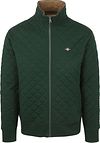 Gant Quilted Cardigan Dark Green 2067081-374 order online | Suitable