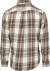 Gant Shirt Flannel Checks Ecru