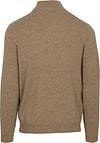 Steppin' Out Half Zip Trui Merinowol Beige