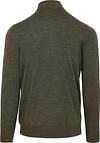 Profuomo Turtleneck Trui Merino Olijfgroen Product / Achterkant
