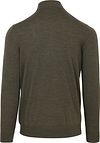 Profuomo Turtleneck Merino Pullover Olivgrün Product / Achterkant