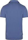 King Essentials The James Poloshirt Royal Blau Product / Achterkant