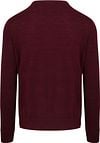 King Essentials The John Pullover Merino Burgundy Product / Achterkant