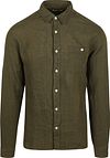 KnowledgeCotton Apparel Shirt Linen Olive Green 1090011-1068 order online | Suitable