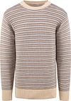 KnowledgeCotton Apparel Sweater Strepen Multicolour 1080047-8030 Beige stripe kopen | Suitable