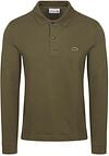 Lacoste Polo à Manches Longues Vert Olive PH4013-E9F commander en ligne | Suitable