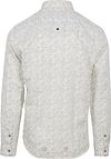 No Excess Shirt Leinen Off-white Print Product / Achterkant