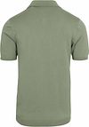 No Excess Knitted Polo Shirt Green Product / Achterkant