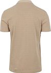 No Excess Poloshirt Struktur Beige  Product / Achterkant
