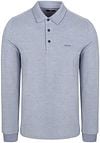 NZA Longsleeve Polo Shirt Hamton Piqué Blue 25GN206-1685 order online | Suitable