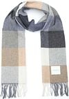 Profuomo Scarf Wool Checks Blue PPVS30003C-M order online | Suitable