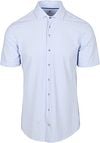 R2 Overhemd Korte Mouwen Seersucker Blauw  128.WSPSS.042-018 kopen | Suitable