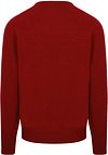 William Lockie Pullover Lambswool V Poppy Product / Achterkant