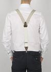Sir Redman Suspenders Bridal Blossom Taupe Model / Achterkant