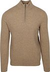 Steppin' Out Half Zip Pullover Merino Wool Beige order online | Suitable