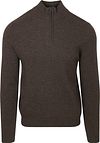 Steppin' Out Half Zip Pullover Merino Wool Brown order online | Suitable