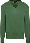 Steppin' Out Pullover Cotton Cashmere V-Neck Green PU-V-COCASH-STEPP-WOODLANDGREEN order online | Suitable