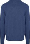 Steppin' Out Pullover Cashmere V-Neck Cobalt Blue Product / Achterkant