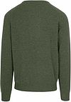 Steppin' Out Pullover Lambswool Olive Green Product / Achterkant