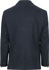 Suitable Blazer Herringbone Merino Wool Navy