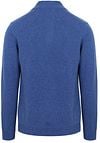 Suitable Half Zip Pullover Wool Blue Product / Achterkant