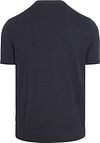 Suitable Knitted T-shirt Pocket Compact Navy Product / Achterkant