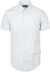 Suitable Short Sleeves Chemise Cotton Slub Bleu Clair SH-SHSL-CO-STBL-25.03 blue commander en ligne | Suitable