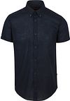Suitable Short Sleeves Chemise Cotton Slub Marine SH-SHSL-CO-STBL-25.01 navy commander en ligne | Suitable