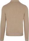 Suitable Compact Cotton Polo Shirt Beige Product / Achterkant