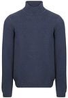 Suitable Turtleneck Pullover Structure Melange Navy RSP-25-STRUCCOL-DN order online | Suitable