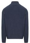 Suitable Turtleneck Pullover Structure Melange Navy Product / Achterkant