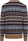 Tommy Hilfiger Fairisle Pullover Print Camel Product / Achterkant