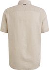 Vanguard Short Sleeve Chemise De Lin Blend Ecru Product / Achterkant