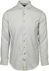 Suitable Overhemd Jacquard Luxe Groen