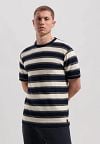 Dstrezzed Mason T-shirt Streifen Mehrfarbig Model / Voorkant